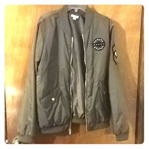 Army Green Bomber Jacket
